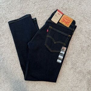 Men’s Size 30x30 Levi’s 505 Regular Straight Legs Jeans Blue Dark Wash
